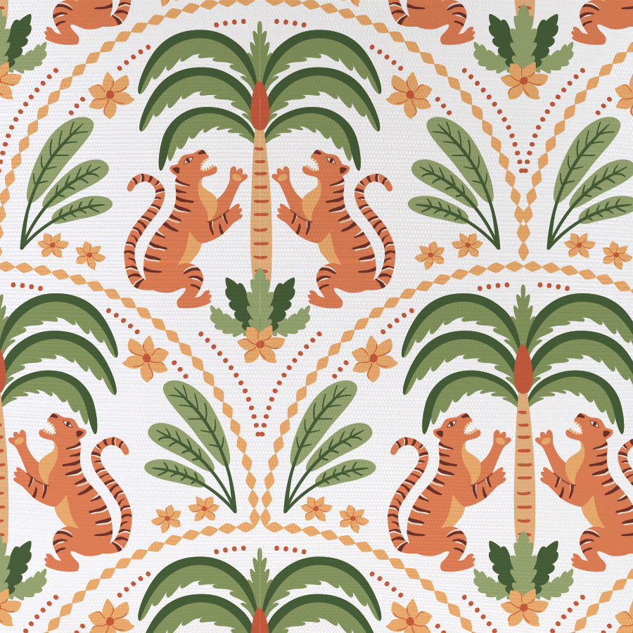 Cushion Cover-Coastal Fringe-Tiger Tree White-35cm x 50cm