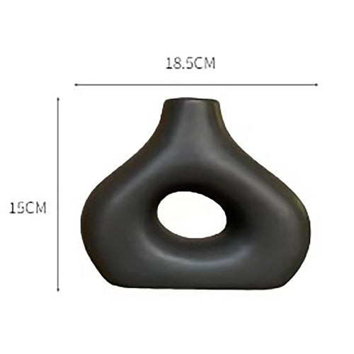 Cutout Vase-Black