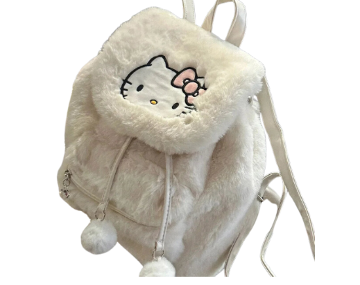 NNEOBA Hello Kitty Plush School Shoulder Bag