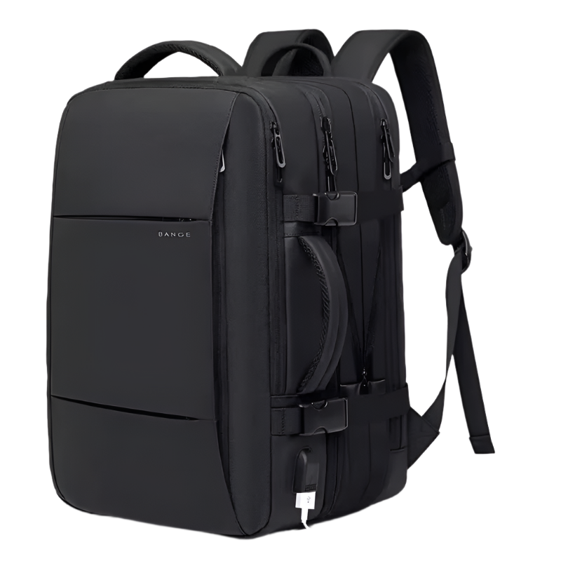 NNEOBA Expandable Travel Backpack Black