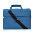 NNEDSZ 13.3 Inch Laptop Bag - Portable one Shoulder Zipper Design for Macbook Samsung Sony Dell Alienware Chuwi Asus Hp - Blue